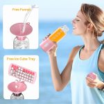 Portable Blender, Blender for Shakes and Smoothies, Personal Blender, USB Rechargeable 14 Oz Mini Blender With for Traveling, Outdoor, Gym, Office - Image 2